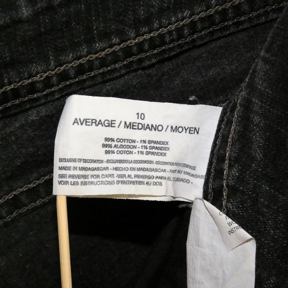 Gloria Vanderbilt Gwen Straight Leg black denim jeans - Picture 5 of 7